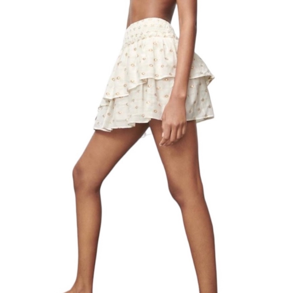 Zara Ruffle Mini Skirt - Picture 3 of 5